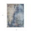Tapis extérieur lavable abstrait bleu marine et taupe 3 pi x 5 pi