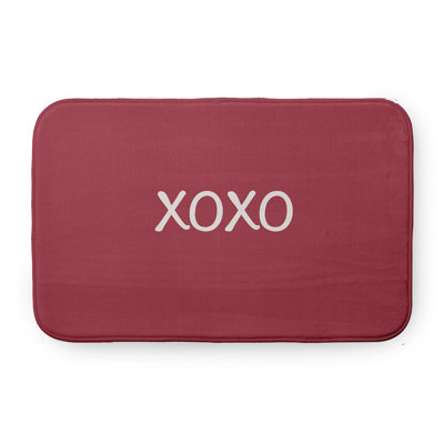 Tapis de salle de bain Maroon Xoxo