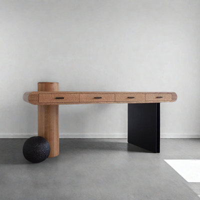 Retro Multifunctional Art Console Table