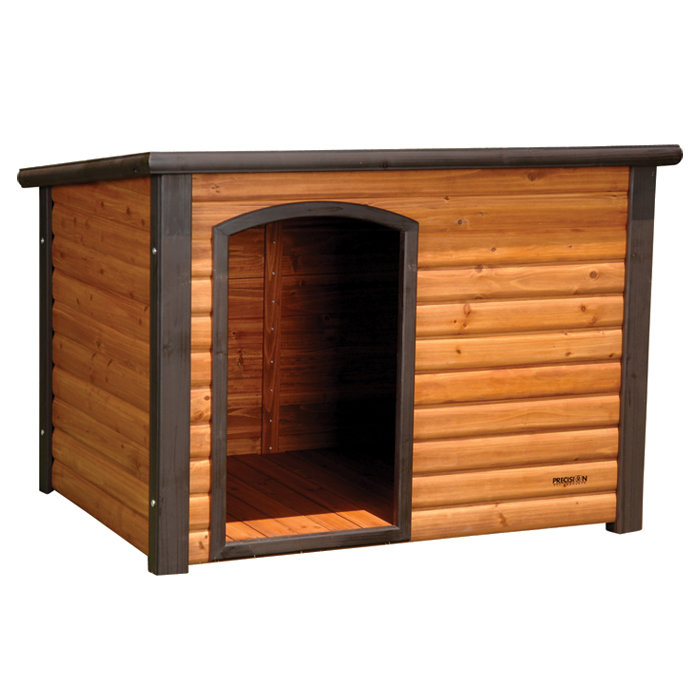 Ashley Wood Dog House, X-Large (45.5" x 48.5" x 40")