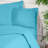 Turquoise 100% Cotton Ranforce Quilt Cover, 61 x 87 | 155 Thread Count, Button Closure | Machine Washable at 86°F | Soft, Durable, Perfect for Cozy Bedrooms & Elegant Home Decor-112892794-112892795