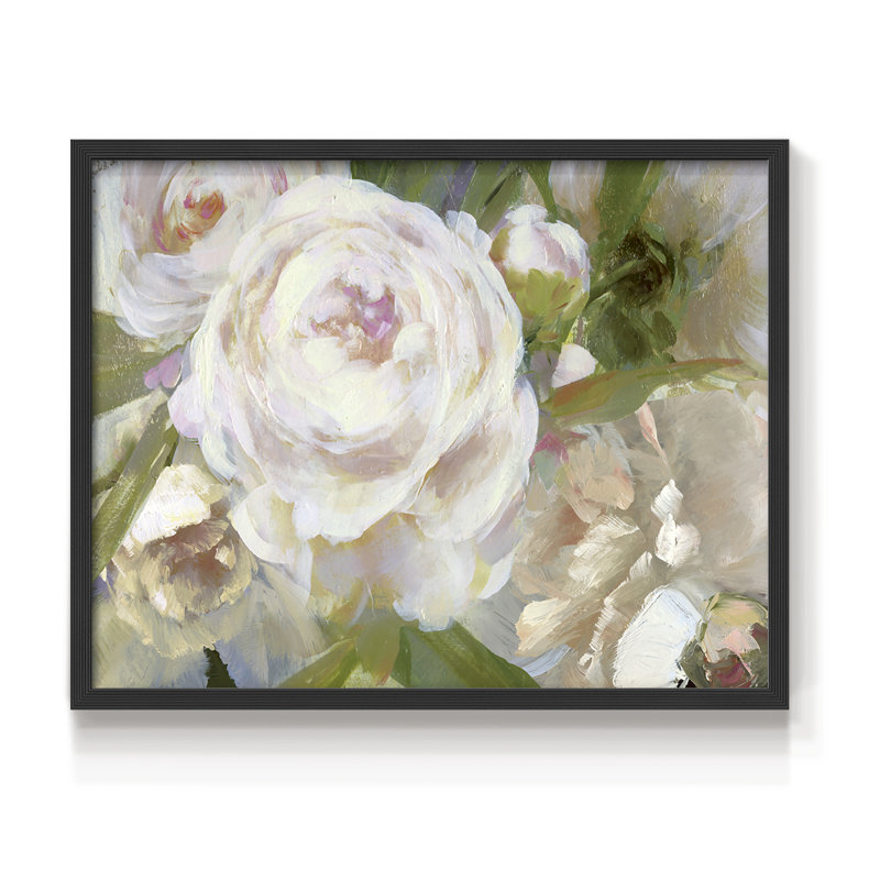 Beauté rosée - reproduction encadrée, H 11 po x l 14 po, Noir, noir, noir, noir