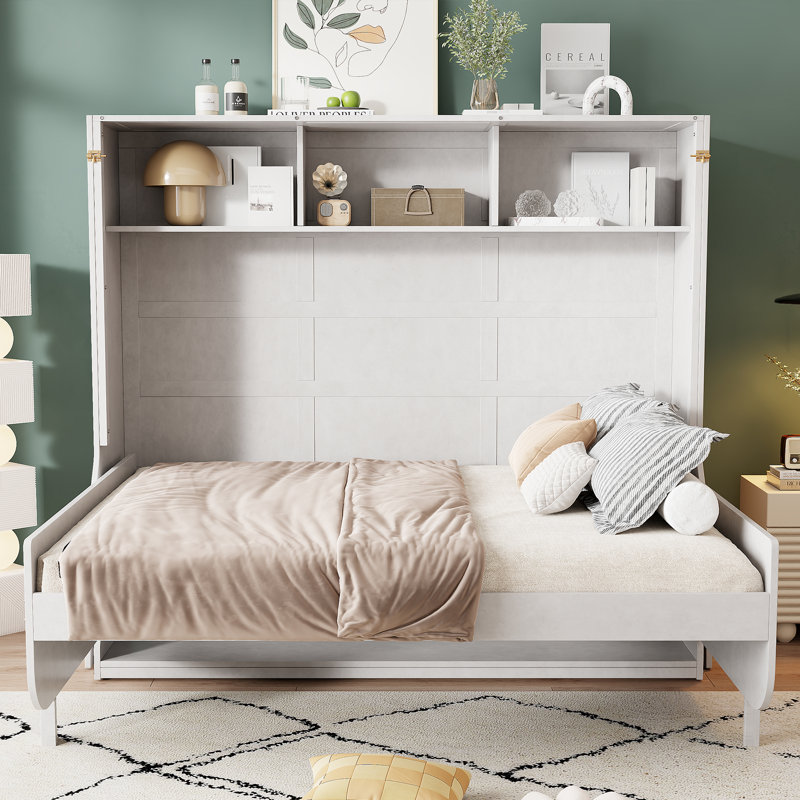 Demott Murphy Bed with Multi-Functional Desk & Storage