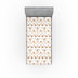 Almond Pastel Brown White Geometric