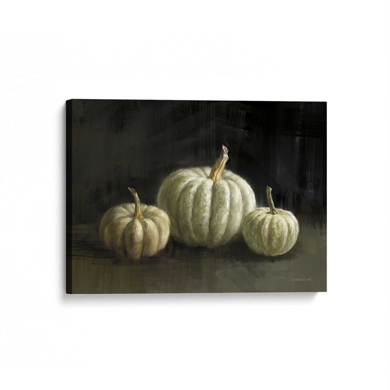 «Three Pumpkins» par Danhui Nai, reproduction d'art, L 48 x H 36