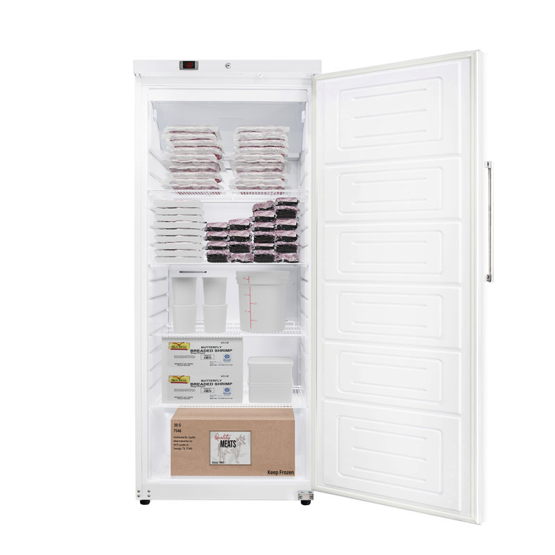 30 in. Commercial Auto-Defrost Reach-In Freezer, 21 cu. ft. in White (KM-RIF-1D17C-WH)