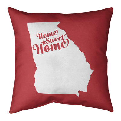 Home Sweet Throw Pillow