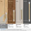 Poignée armoire Esquire 3 pouces ou 3-3 / 4 pouces (76 mm ou 96 mm) nickel poli / champagne doré-48569963-105703152