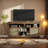 58" Boho TV Stand with Rattan Doors - Modern Media Console with Adjustable Shelves for Living Room