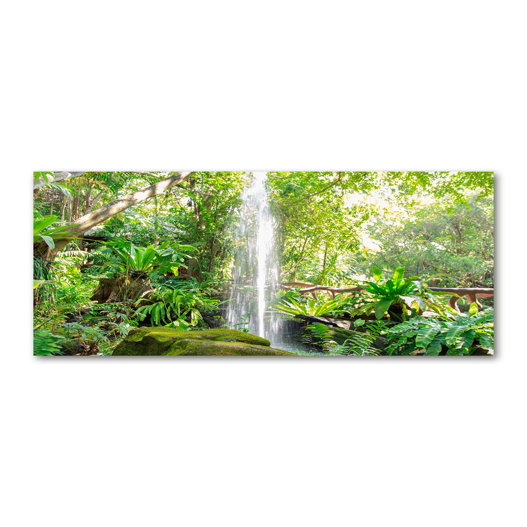 Wasserfall - Kunstdrucke auf Leinwand - Wrapped Canvas