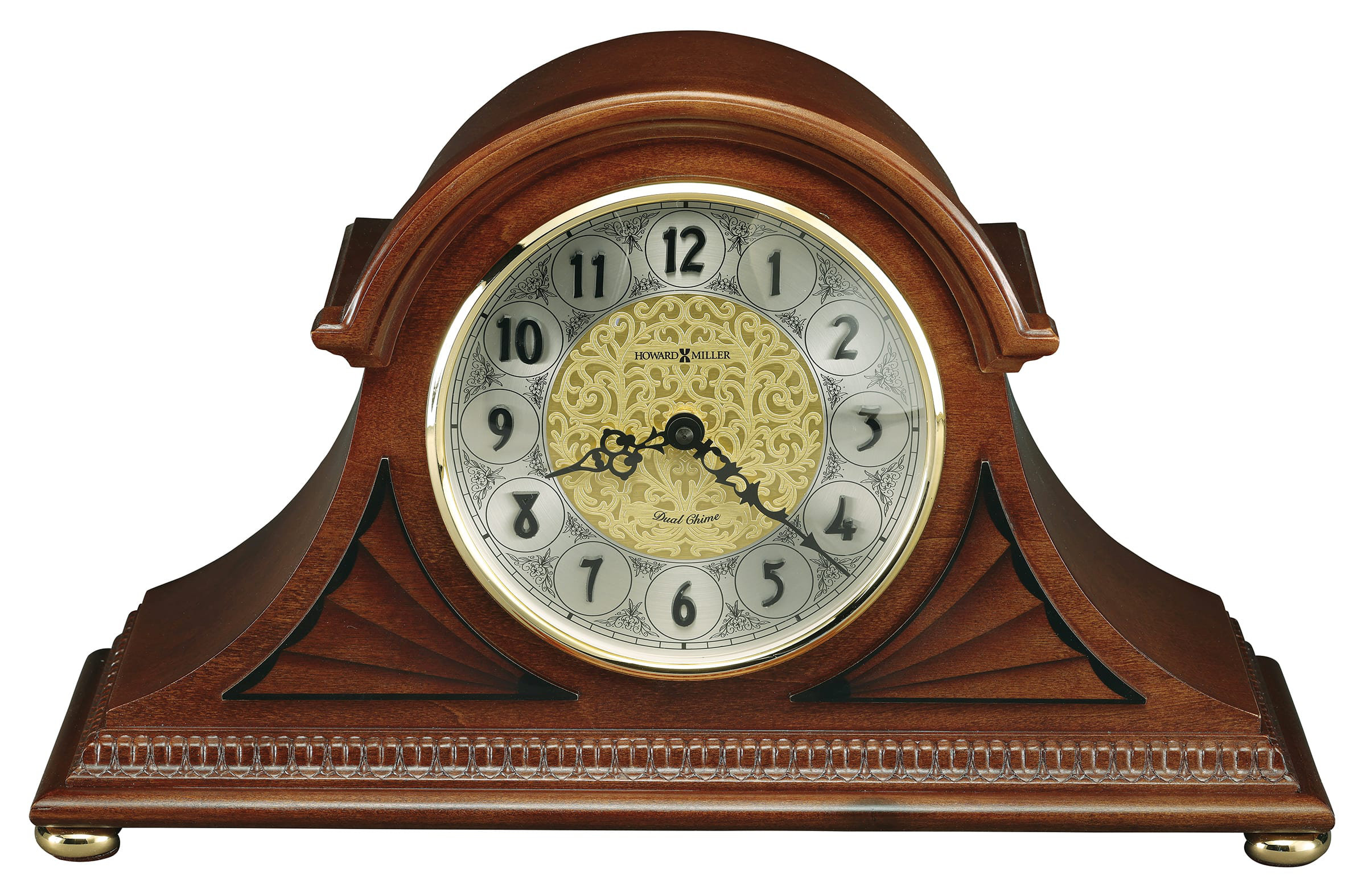 Howard Miller Grant Traditional Analog Quartz Tabletop Clock in