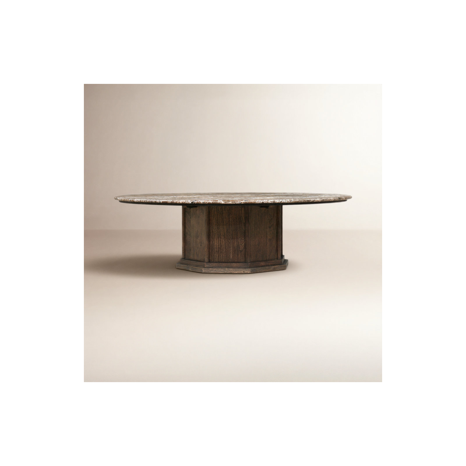 Agatha Coffee Table-Dark Brown Acacia