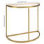 Kyrollos Glass Top Console Table-614679958