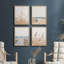 «Pampas Grass Beach Ocean Shore», impression encadrée de 4 pièces-90605192-90605195