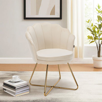 Agnessa Velvet Accent Chair