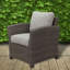 Chaise de patio avec coussins Welaka