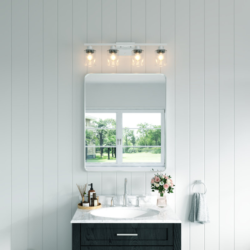 Miroir de salle de bain en aluminium, 40 po x 60 po, Argent argent