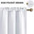 2 Panels Blackout Curtains – Thermal Insulated, Energy Saving & Noise Reducing Bedroom and Living Room Curtains, Set of 2 Rod Pocket Curtain Panels-1276130858-1276130855