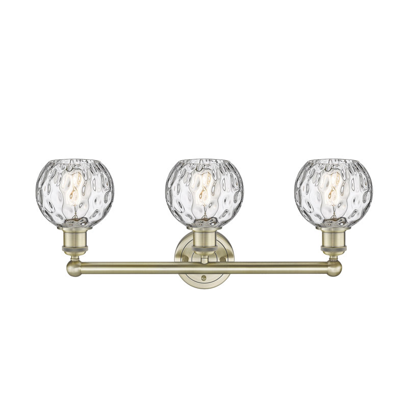Cambria 3 - Light Dimmable Vanity Light, Antique Brass