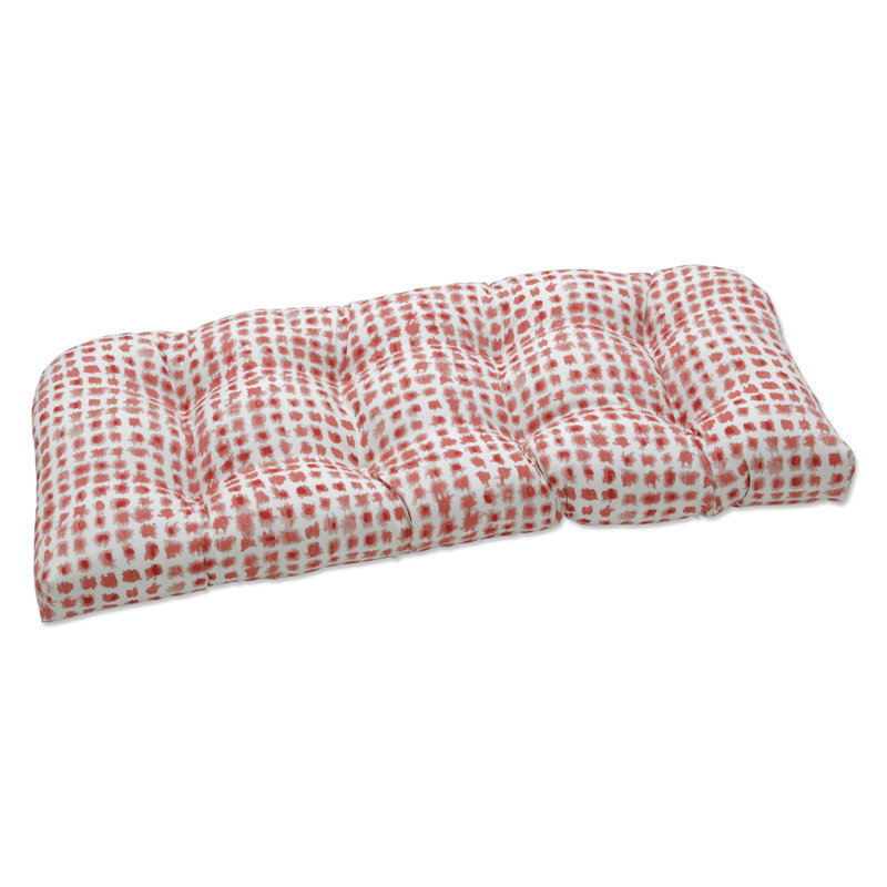Alauda Outdoor 5'' Loveseat Seat Cushion, Red