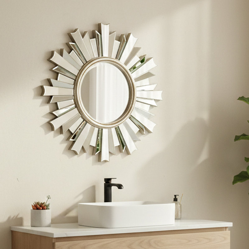 Miroir mural 25,59 "Sunburst