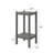Dual-Tier Side Table – Weatherproof HDPE, Grey Slate Finish, Zero Maintenance