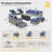 Briela 8 - Person Outdoor Seating Group with Cushions with Fire Pit table No Assembly Required-1799343707-1748488914