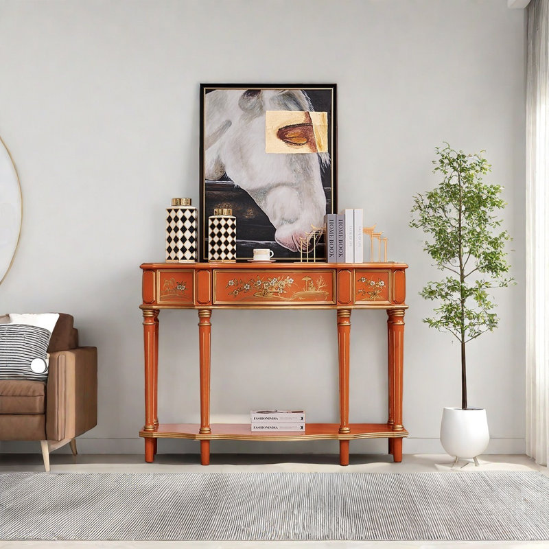 Console Retro Luxury, Orange