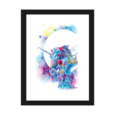 «Unicorn» par Jo Lynch - impression d'art graphique