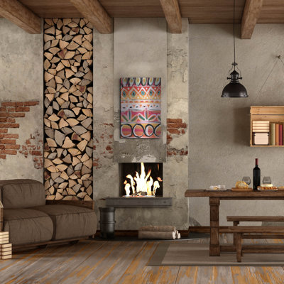 Lark Manor ™ «Fiesta V» par Linda Woods, art mural en métal