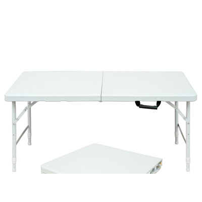 4Ft Portable Folding Table Indoor And Outdoor Maximum Weight 135KG Foldable Table For Camping