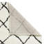 Machine Woven White/Black Rug-70523303