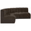 Hirah Upholstered Curved Sectional Reversible-89266561
