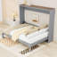 Grand lit escamotable mural en bois avec port USB et lattes-1272079752