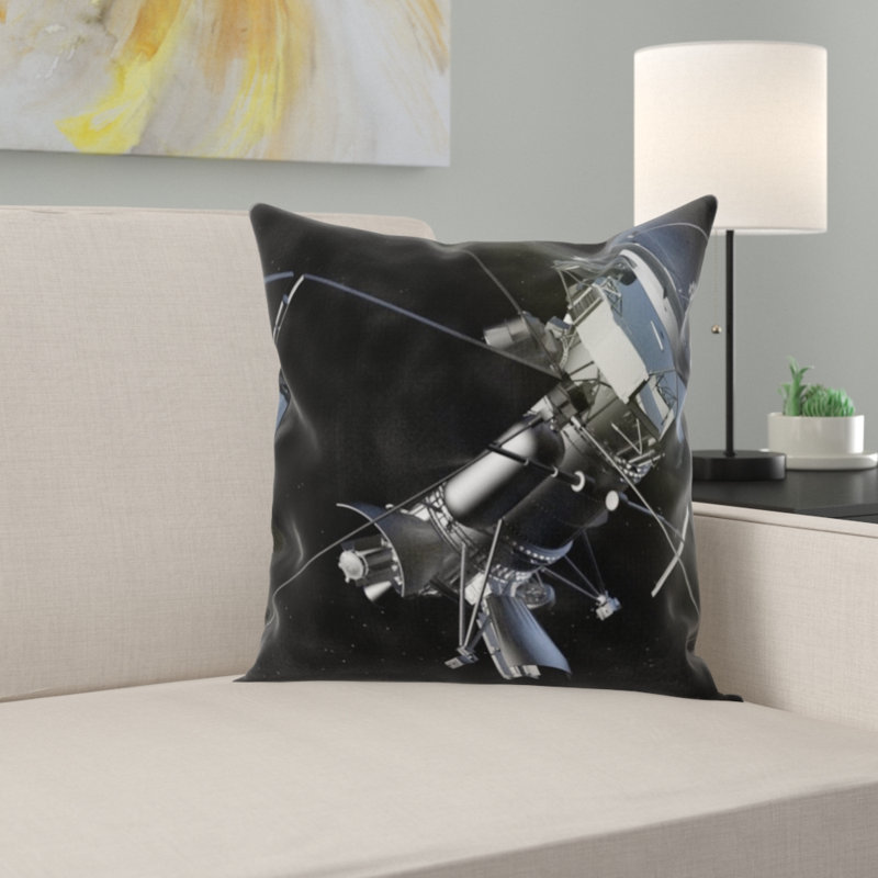 Coussin en jeté par satellite