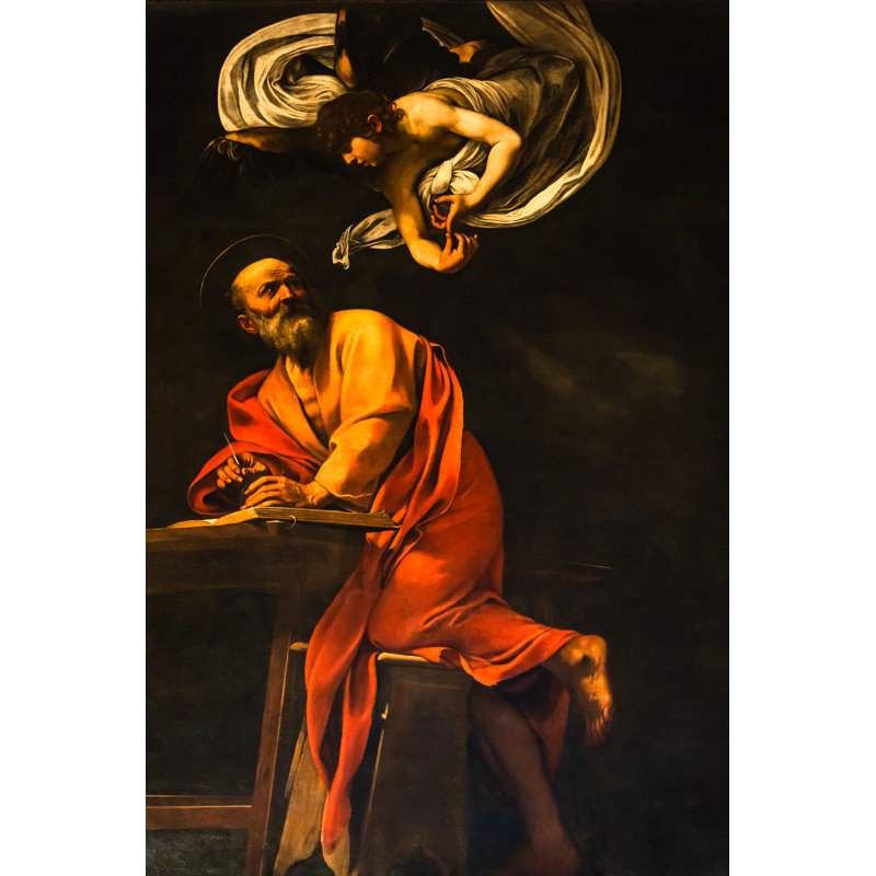 Saint Matthew Panting - Wrapped Canvas Painting, 46cm H x 30cm W x 3.8cm D
