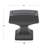 Deco 1 1/8" Length Bar Knob Multipack-41410778