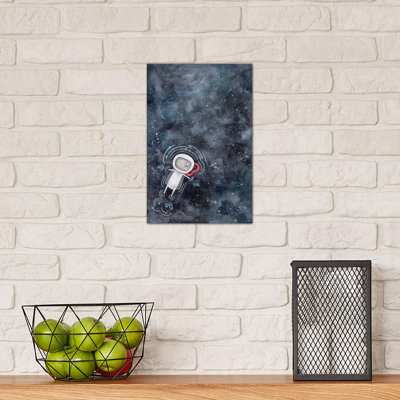 Swim In Space by Rachel Nieman - Wrapped Canvas Painting