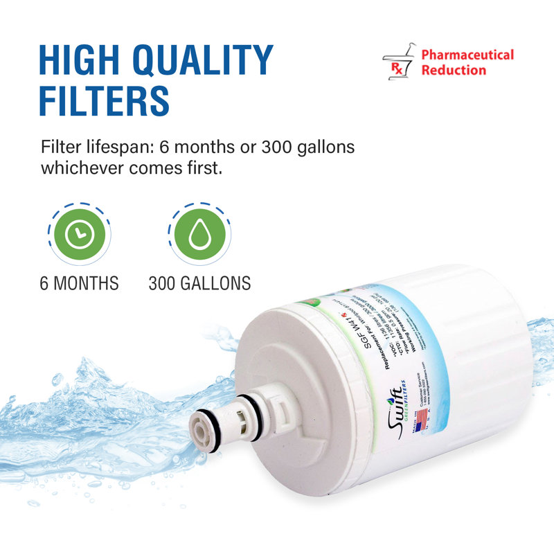 SGF-W41 Rx Compatible Refrigerator Water Filter for EDR8D1, FILTER 8, 46-9002, 8171413.