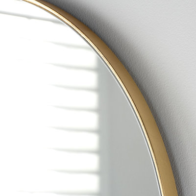 Slimline Oval Wall Mirror