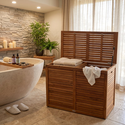 Manada Large-Size Double Teak Storage Chest