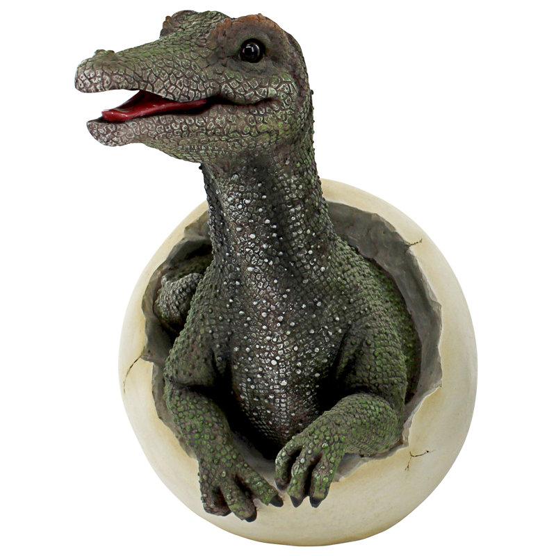 Spinosaurus Dinosaur Egg Statue