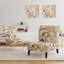Fauteuil de chambre rembourré Golden Marble II