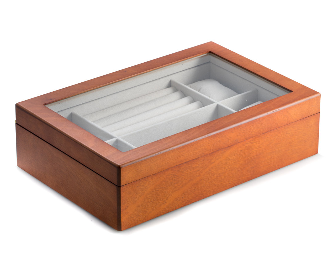 Wood Jewelry Box + Winston Porter