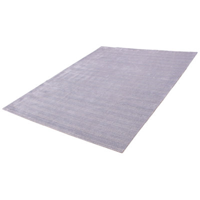 Tapis unique en laine indigo 9 pi 2 po x 11 pi 10 po Hurain Hurain