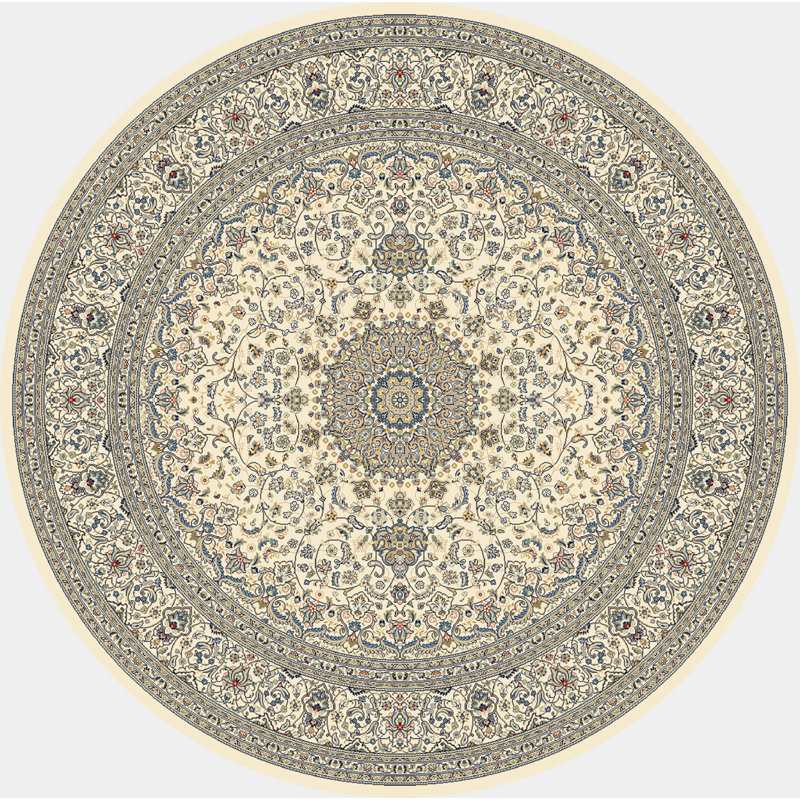 Attell Oriental Indoor Rug, Round 7'10"