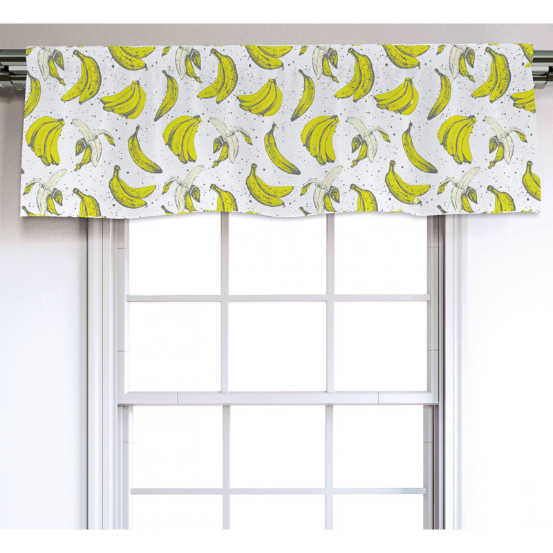 Sateen Ruffled Window Valance