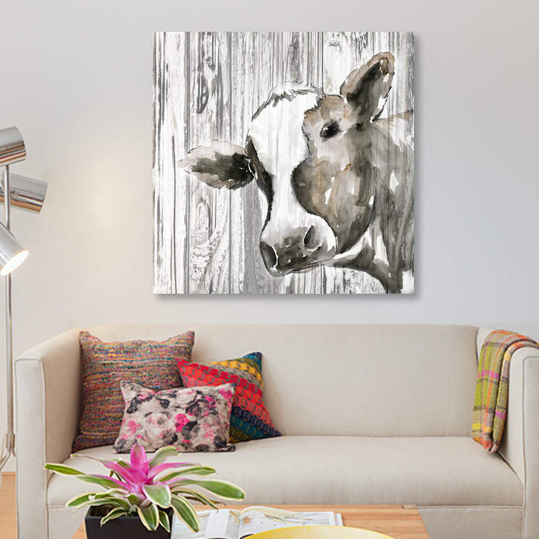 « molly », reproduction sur toile, H 18 po x l 18 po x P 1,5 po, Toile tendue, Pas de tapis