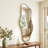 Modern Asymmetrical Full Length Wall Mirror with Gold Metal Frame, 55" x 25"-1978808786-1978808787