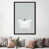 Toile avec cadre gris est en rupture de stock